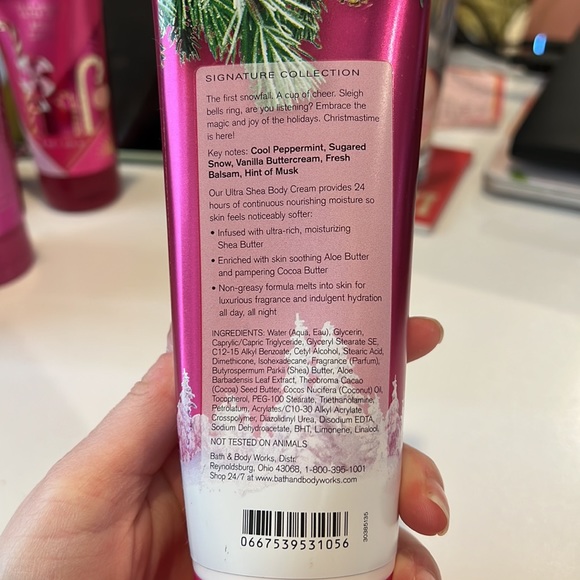 TWISTED PEPPERMINT BATH AND BODY WORKS BODY CREAM - Picture 4 of 4